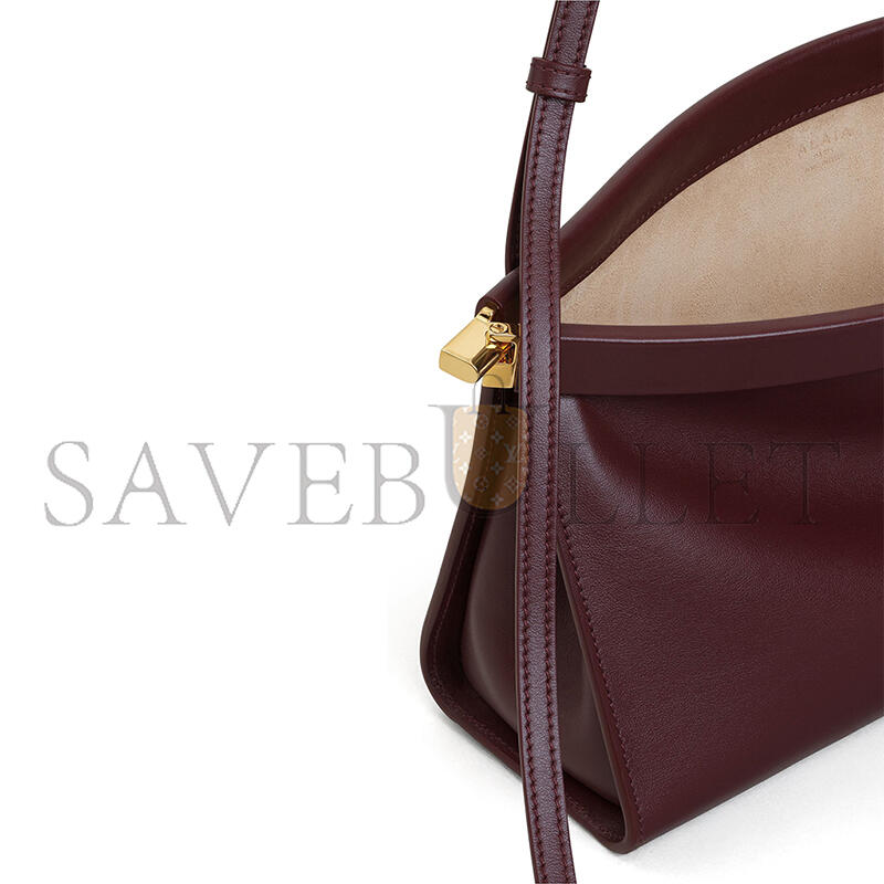 ALAÏA LE CLICK EAST WEST MEDIUM BAG IN CALFSKIN AA1S01430CA332-325 (30*14*9cm)